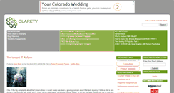 Desktop Screenshot of claretyconsulting.com